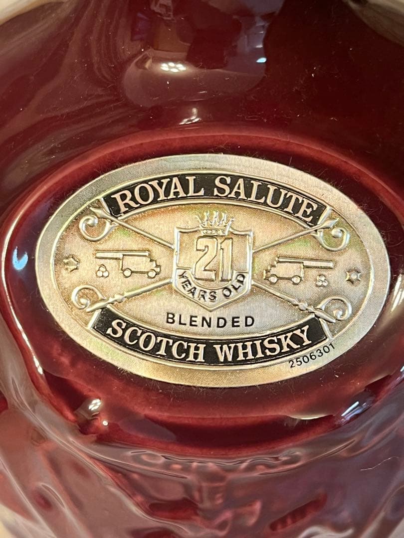  Salute 21年 ブレンデッドスコッチウイスキー陶器ボトル未開栓