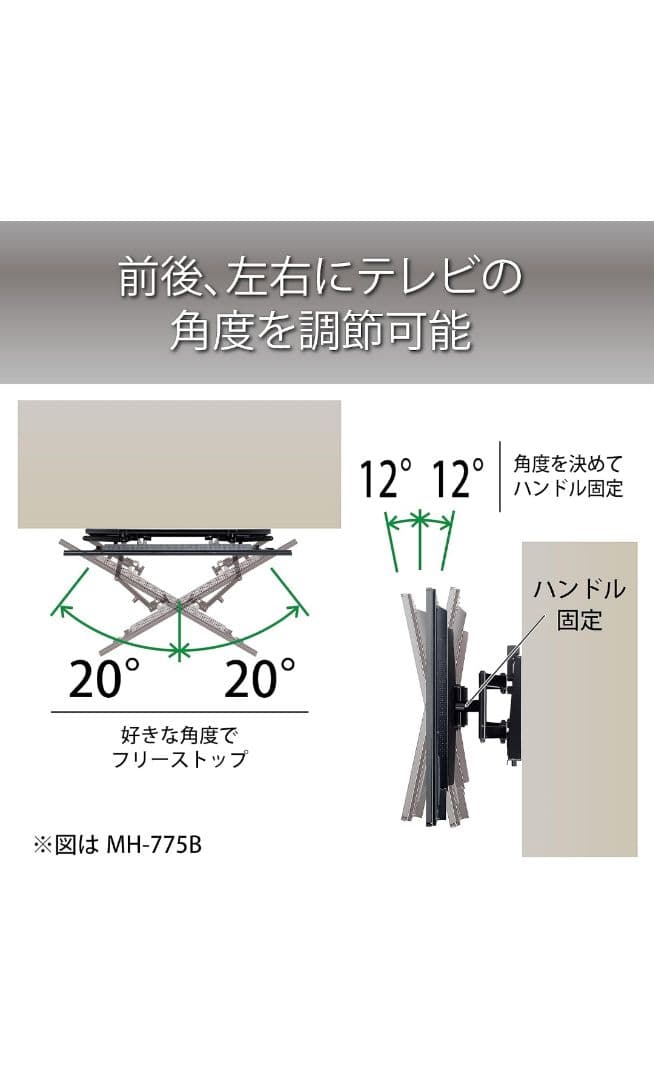 ハヤミ工産　HAMILeX　壁掛金具　MH-775B 【新品】
