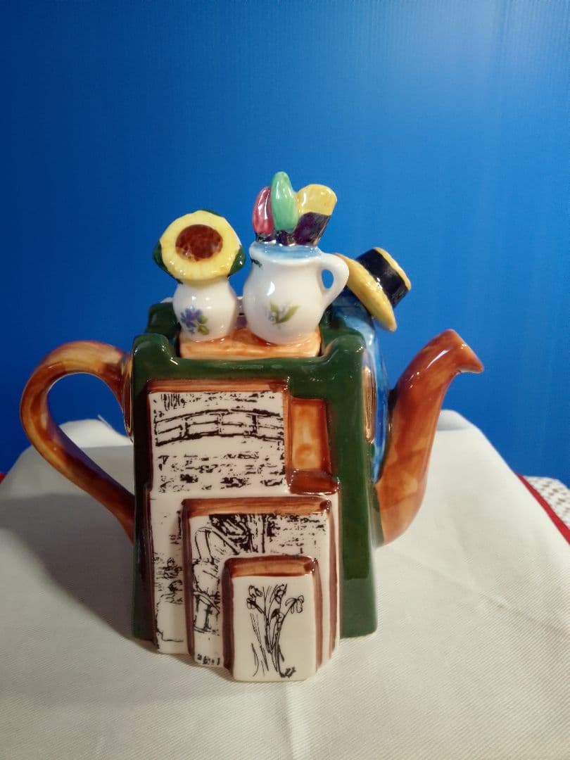 イギリスTONY CARTER ユニークな陶器製ティーポット