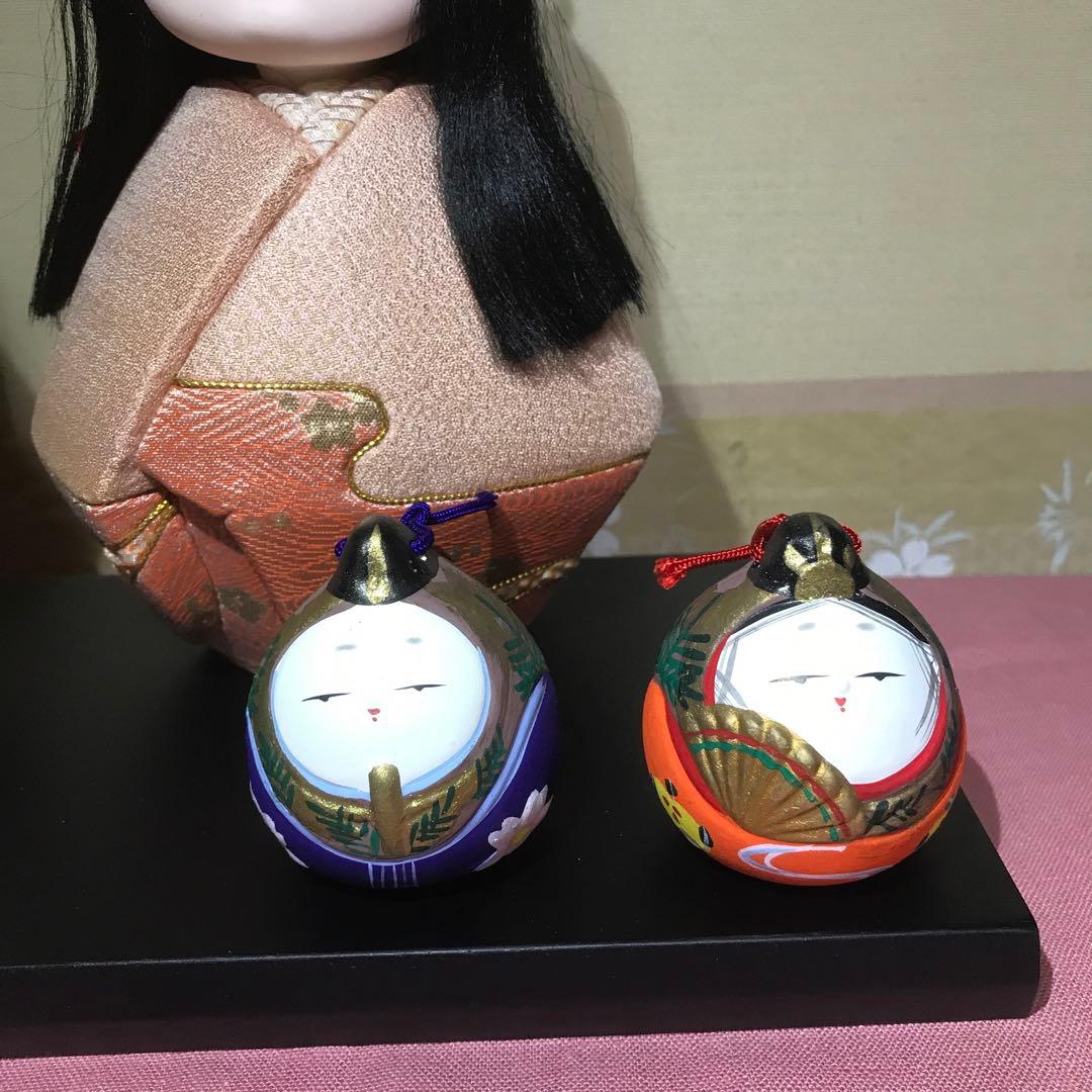 木目込み人形　土鈴雛　セット