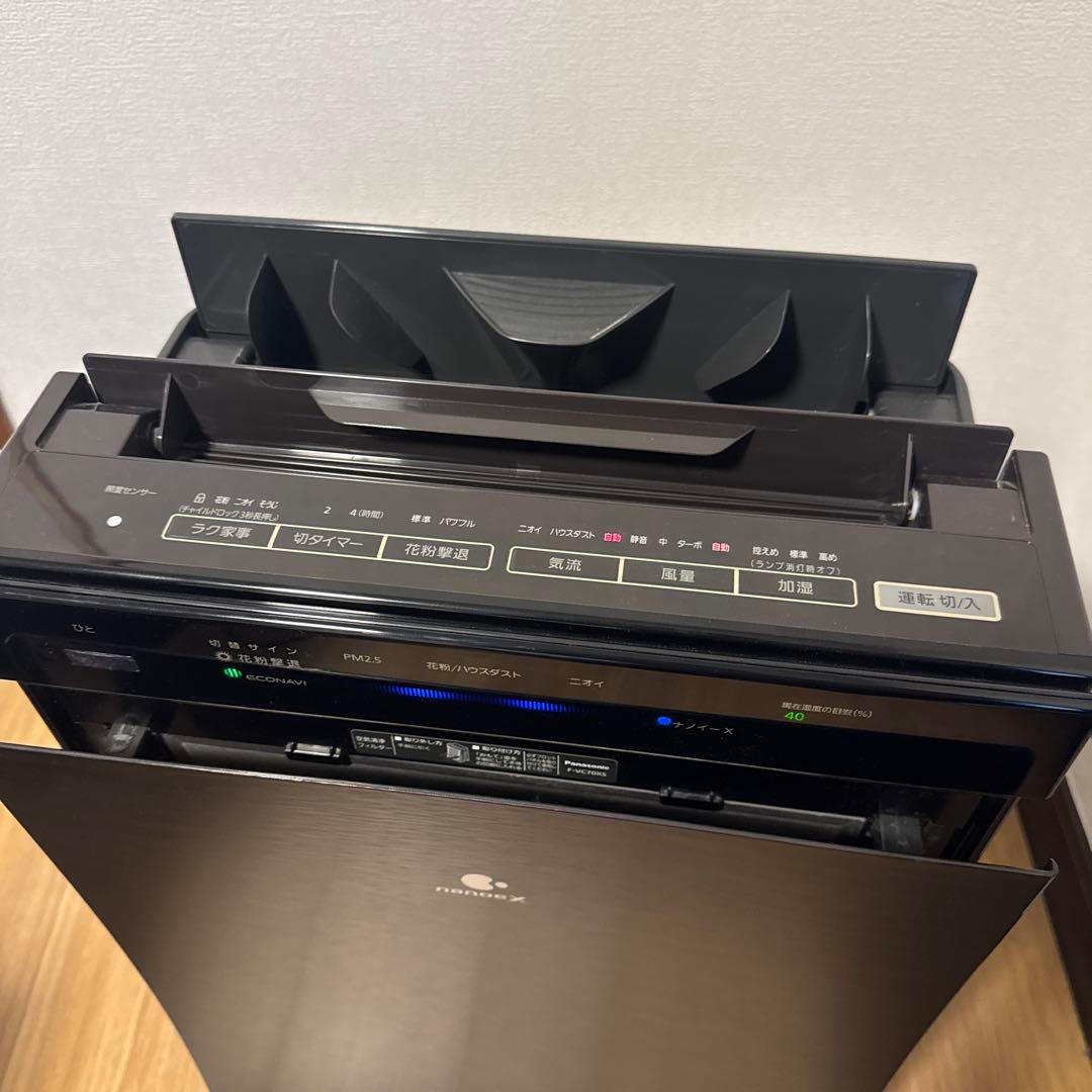 Panasonic F-VC70XS 空気清浄機 ダークブラウン 2019年製