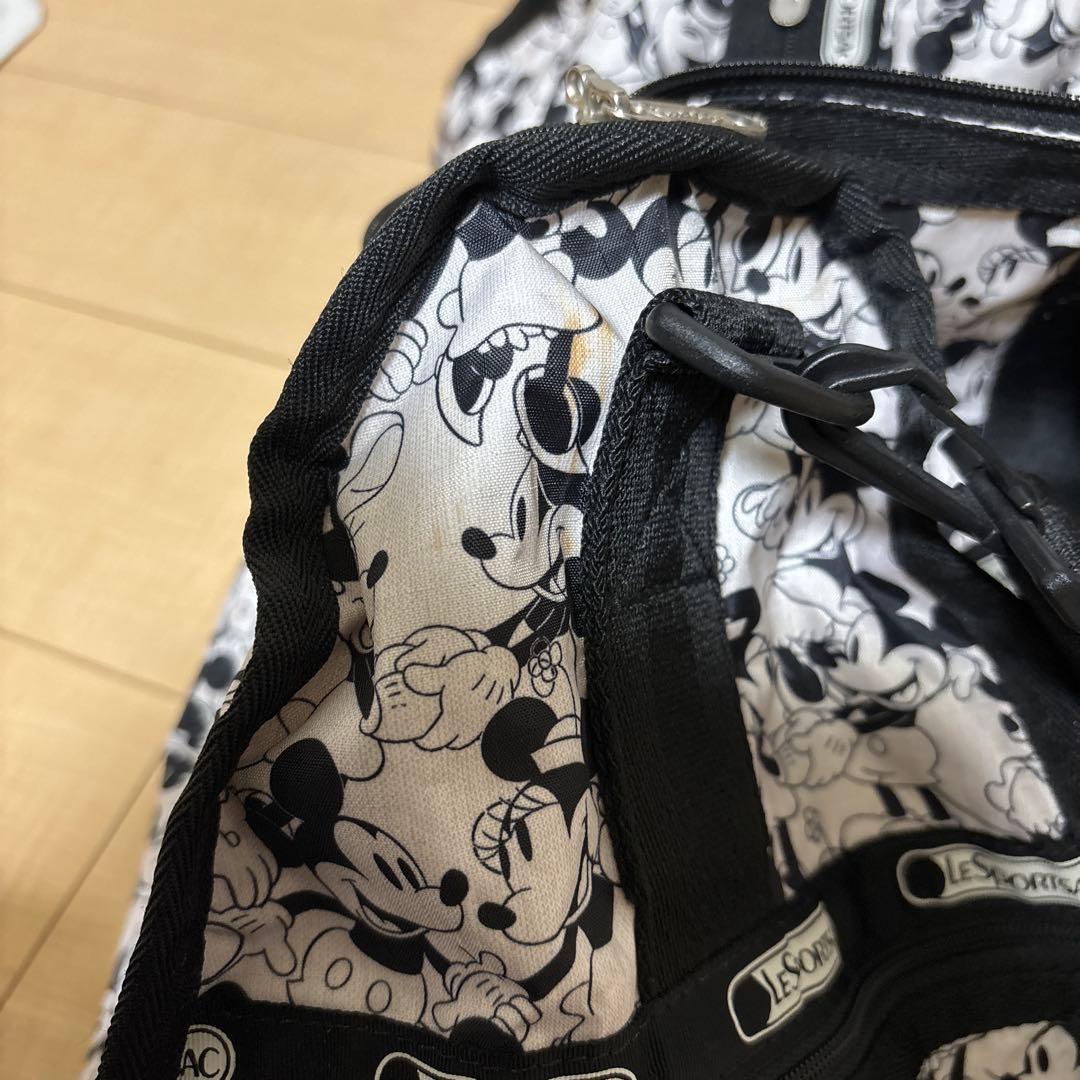 レスポートサック ディズニー ボストンバッグ 旅行バッグ 白 ホワイト