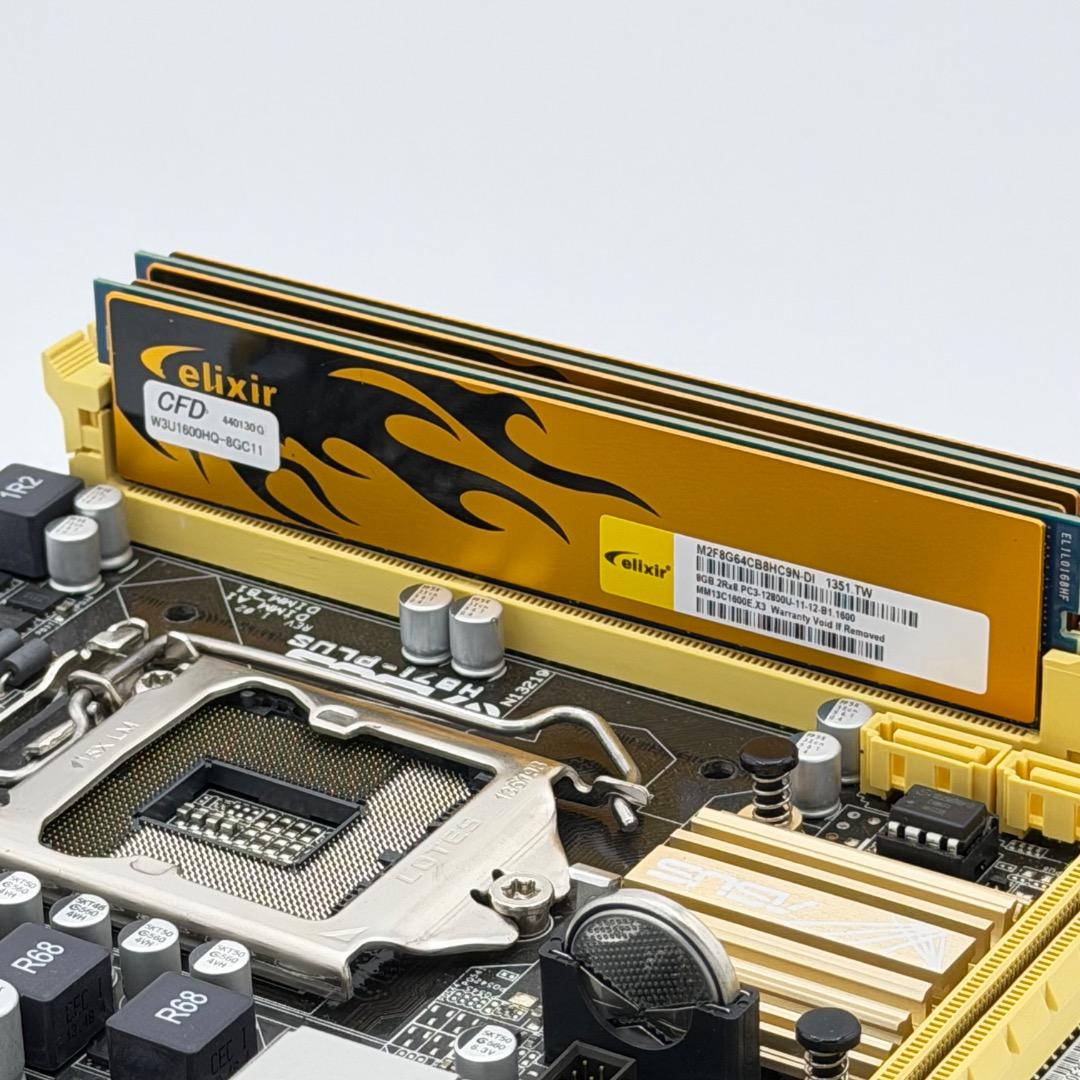 【美品】 H87I-PLUS + i7-4770K + RAM 16GB