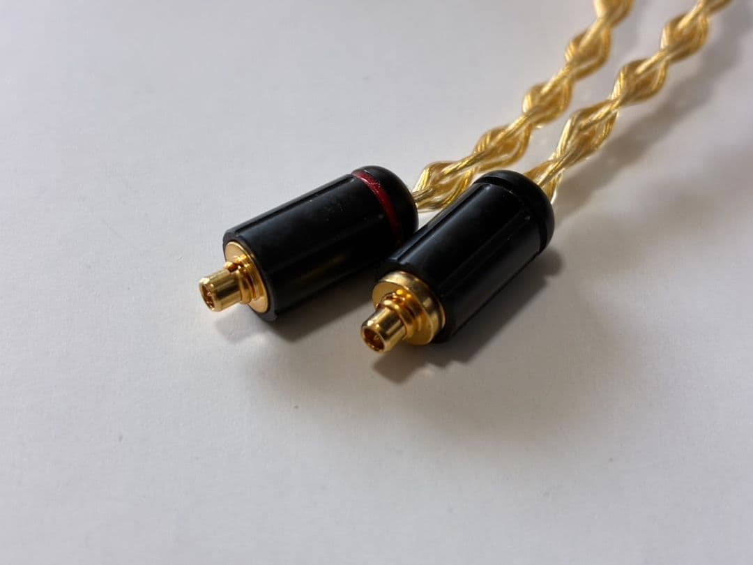 NOBUNAGA Labs SUPREME 篝火 8芯純銀金メッキ MMCX