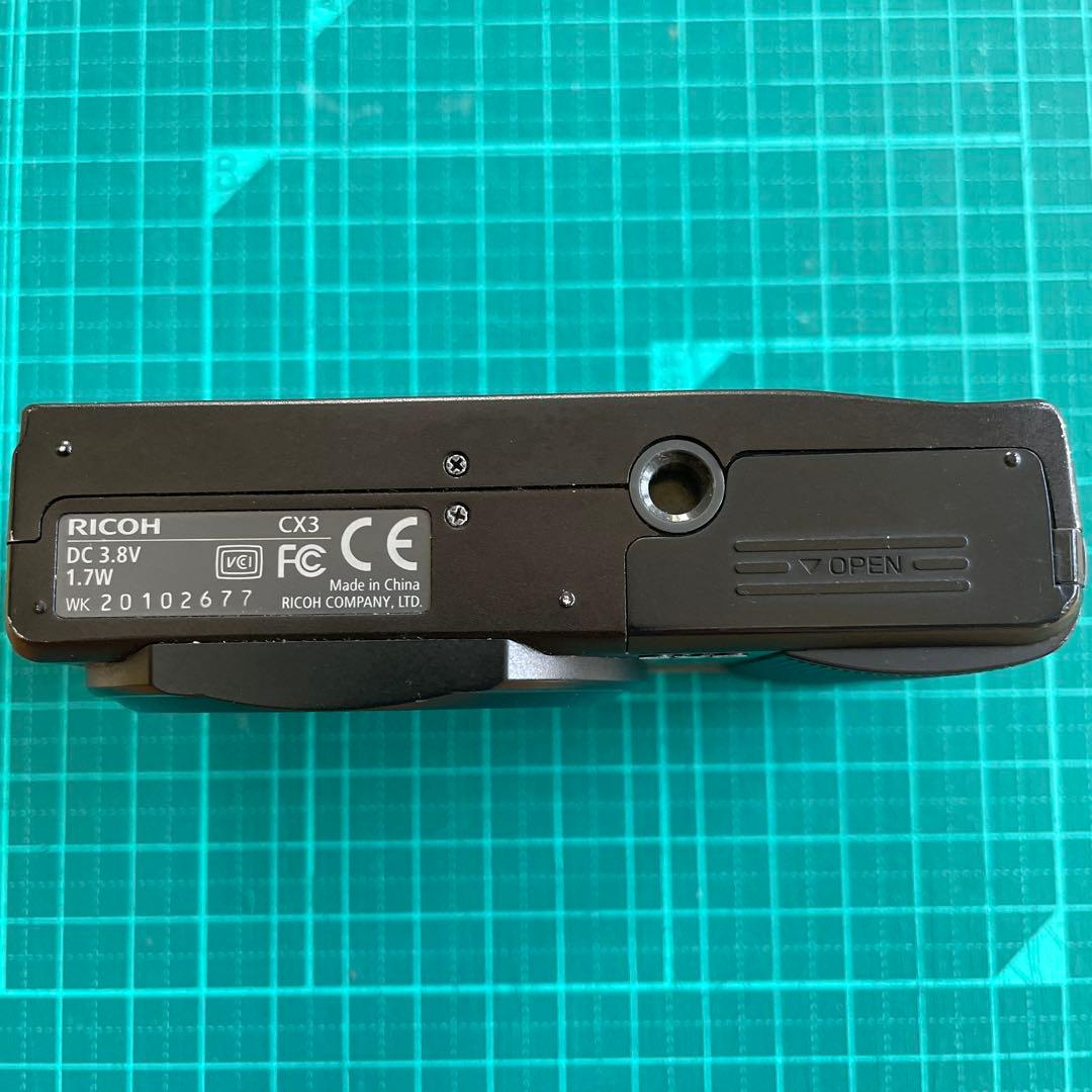 RICOH リコー CX3 ブラック オールドコンデジ SDカード付 訳あり品
