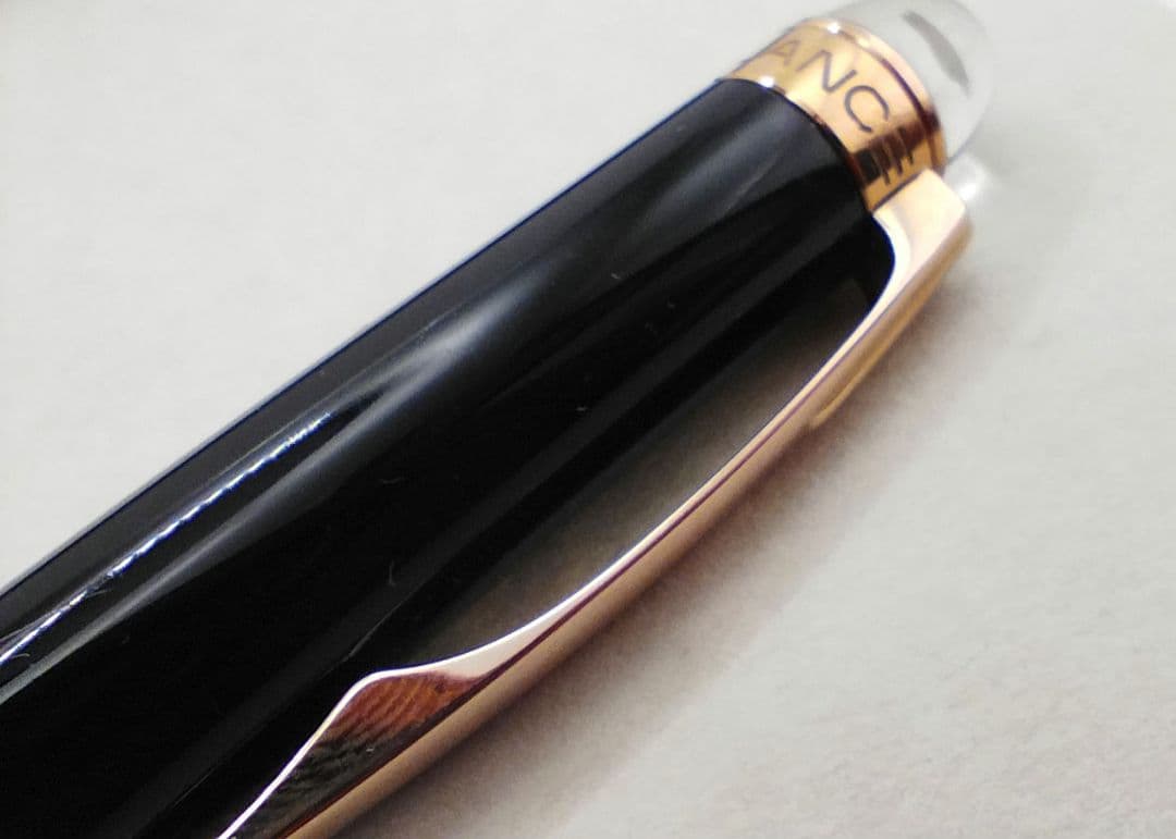 MONTBLANC　モンブラン　スターウォーカーレジンレッドゴールドボールペン