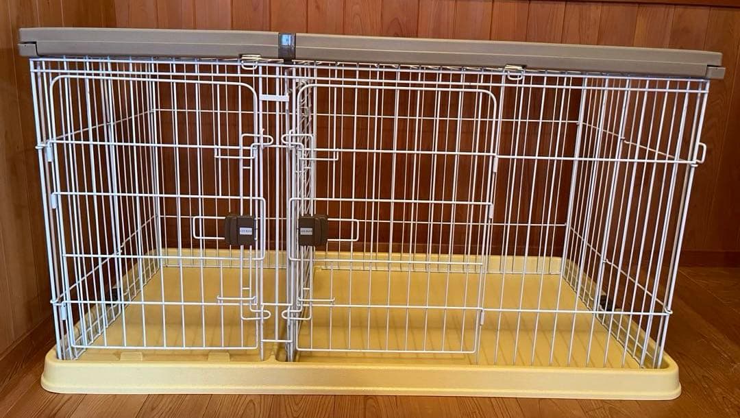 トイレ専用スペース付　しつけサークル　リビングサークル　屋根付き