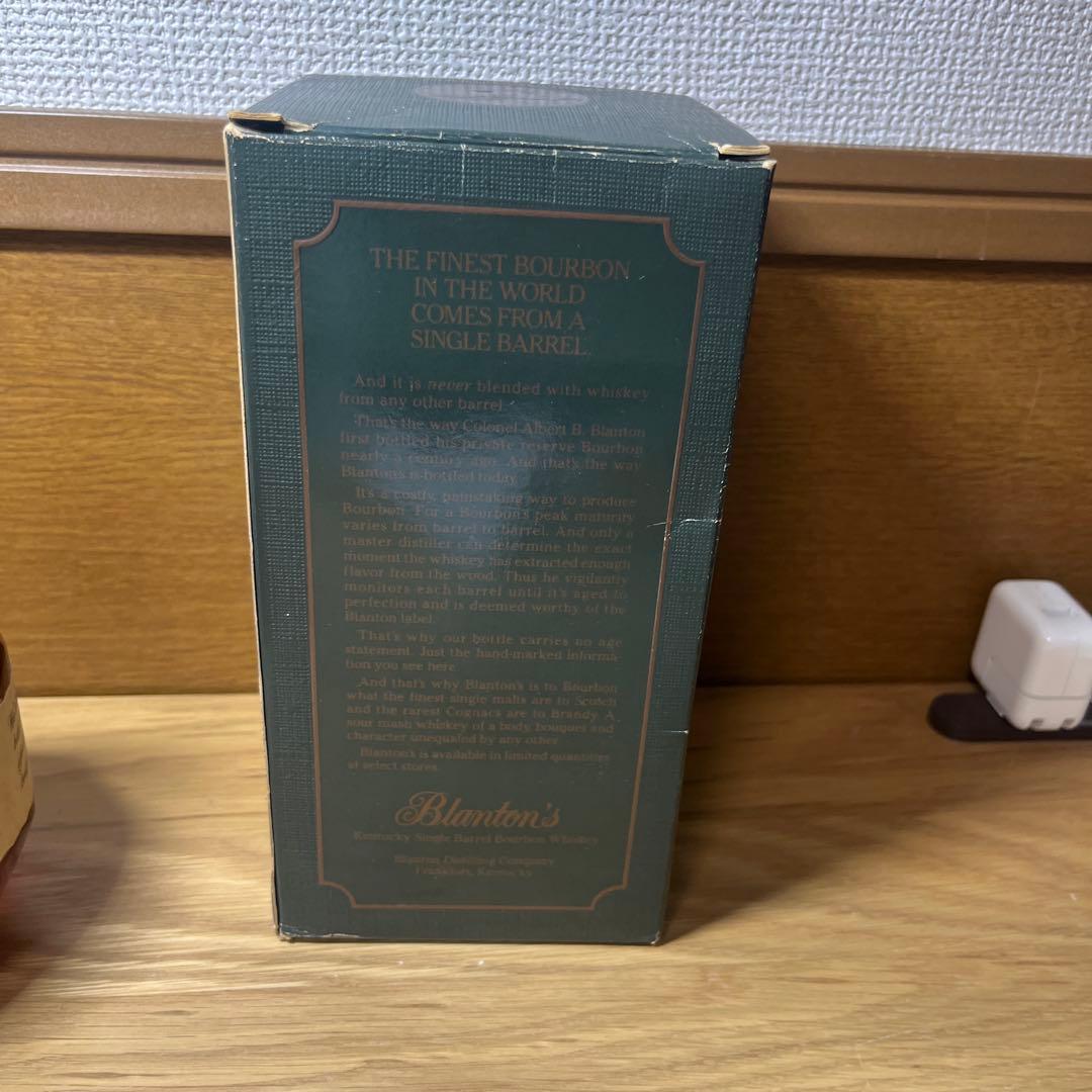 【古酒｜未開封】ブラントン　Blanton バーボンウイスキー 1990年製
