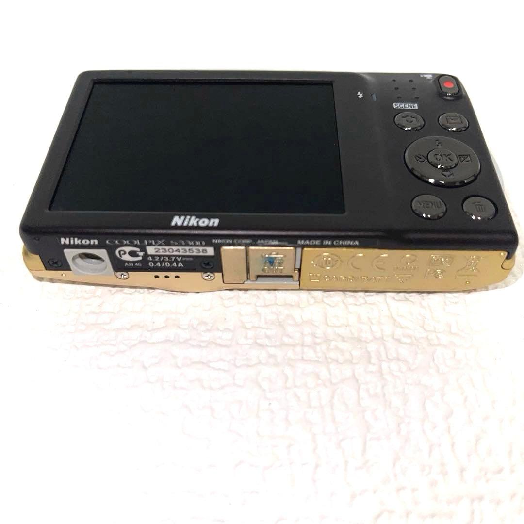 Nikon COOLPIX S3300 コンパクトデジタルカメラ ゴールド