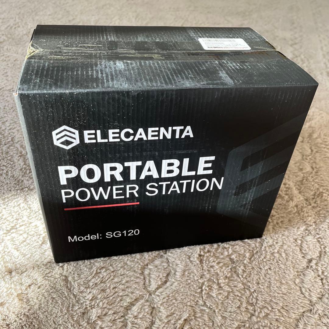 新品 持ち運べる小型ポータブル電源♬定格120W 軽量1.5kg PD30W対応