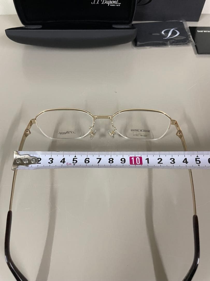 ❷未使用 S.T. Dupont ドゥポンメガネフレーム箱付き