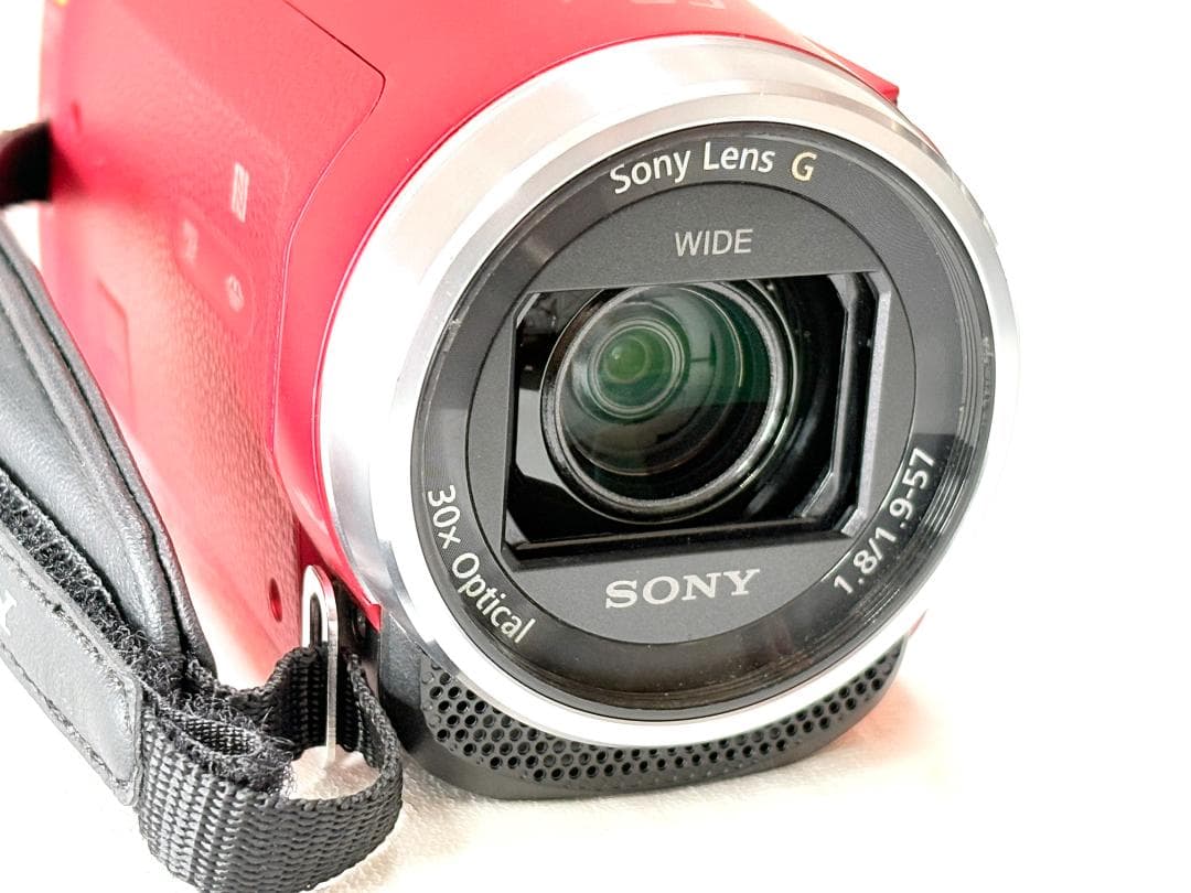 【美品 カメラバック付き】 SONY HANDYCAM HDR-CX680 赤
