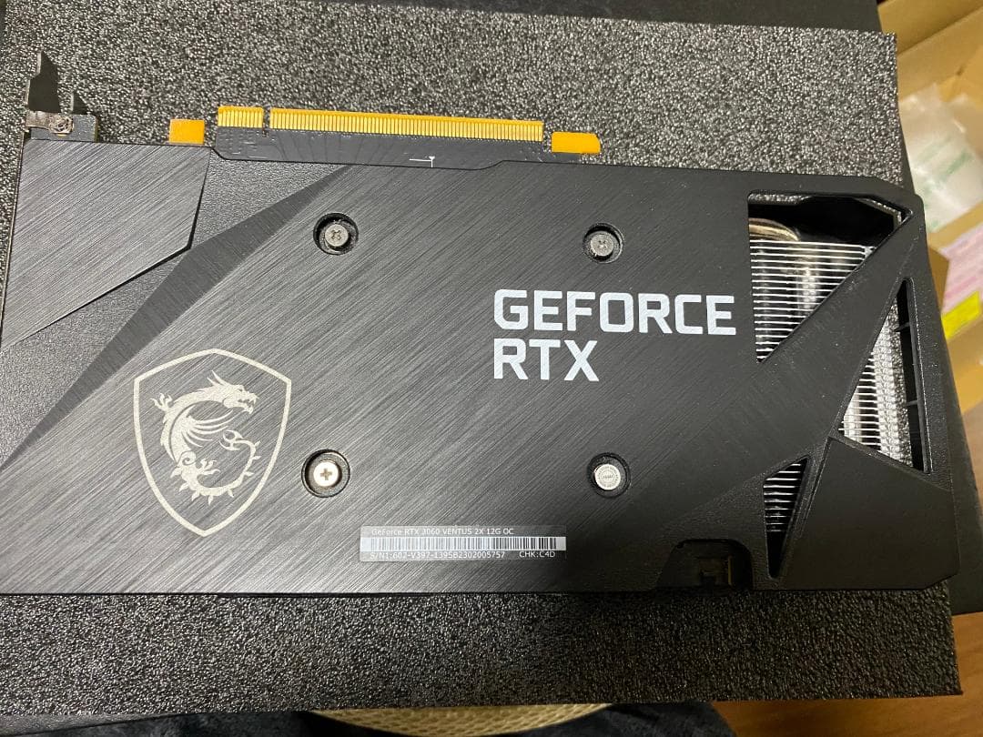 グラフィックボード・グラボ・ビデオカード MSI GeForce RTX3060 VENTUS 2X 12G OC