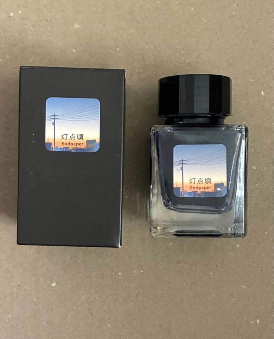 Endpaper 「灯点頃」　万年筆　インク　30ml Tono&Lims