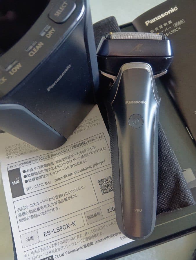 パナソニック最高峰6枚刃 ES-LS9CX-K 完全防水❗ 新品未使用❣️