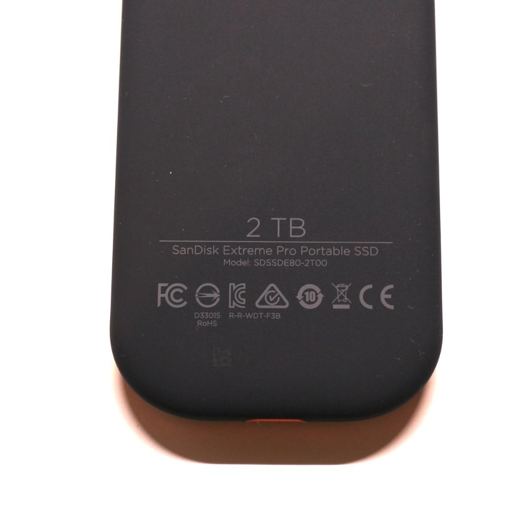 SanDisk 外付けSSD 2TB SDSSDE80-2T00