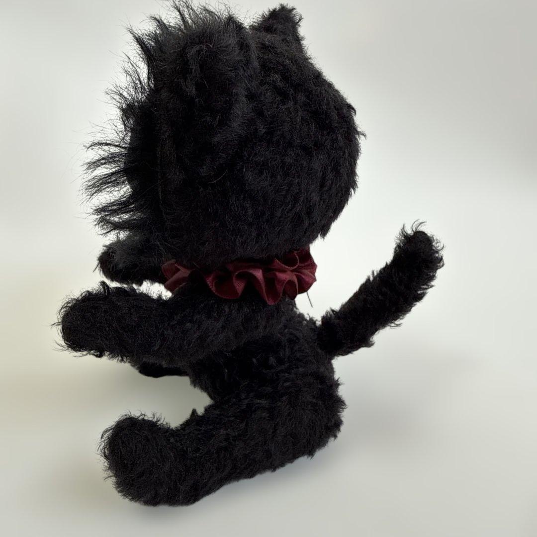 創作人形 福寿 ドール ハチワレ猫 cuddle a fluffy 黒