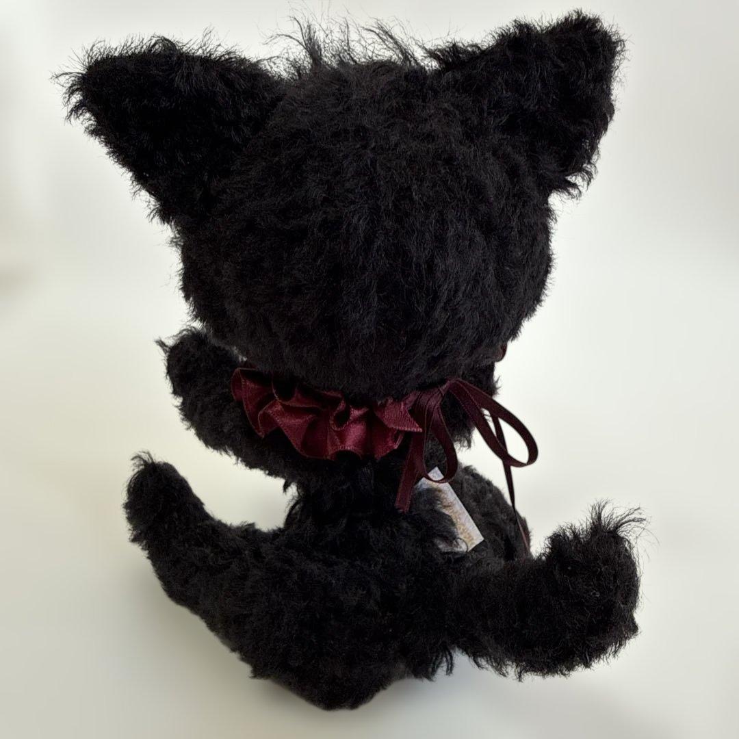 創作人形 福寿 ドール ハチワレ猫 cuddle a fluffy 黒