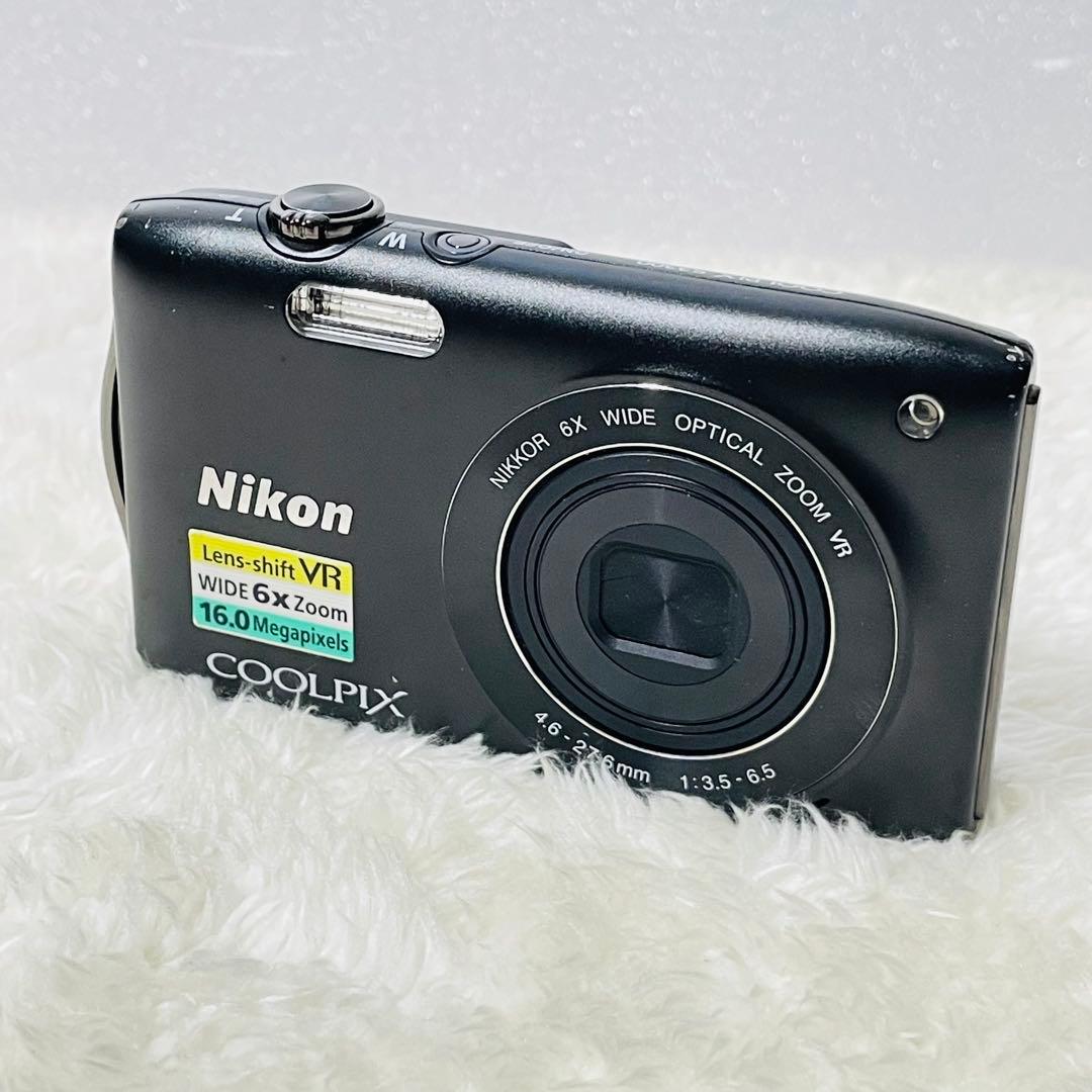 NIKON COOLPIX S3300 ブラック コンパクトデジタルカメラ