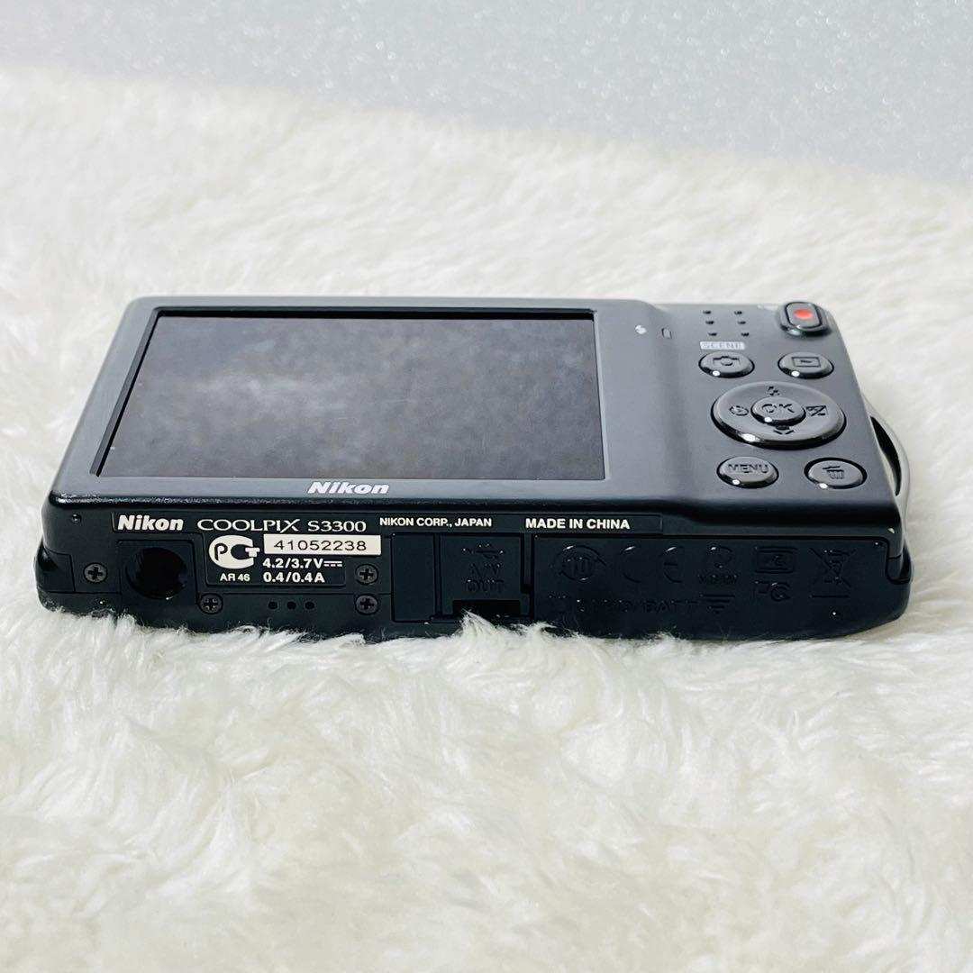NIKON COOLPIX S3300 ブラック コンパクトデジタルカメラ
