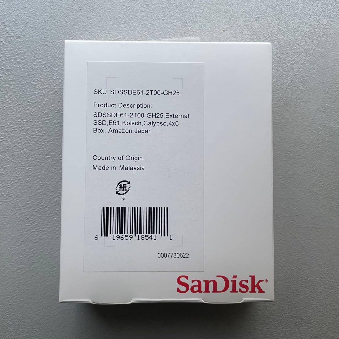 まさと　SanDisk SSD