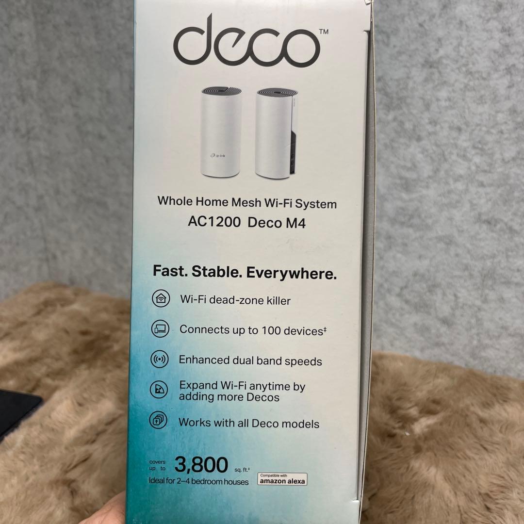 TP-LINK Deco M4 [AC1200 メッシュWi-Fiユニット]