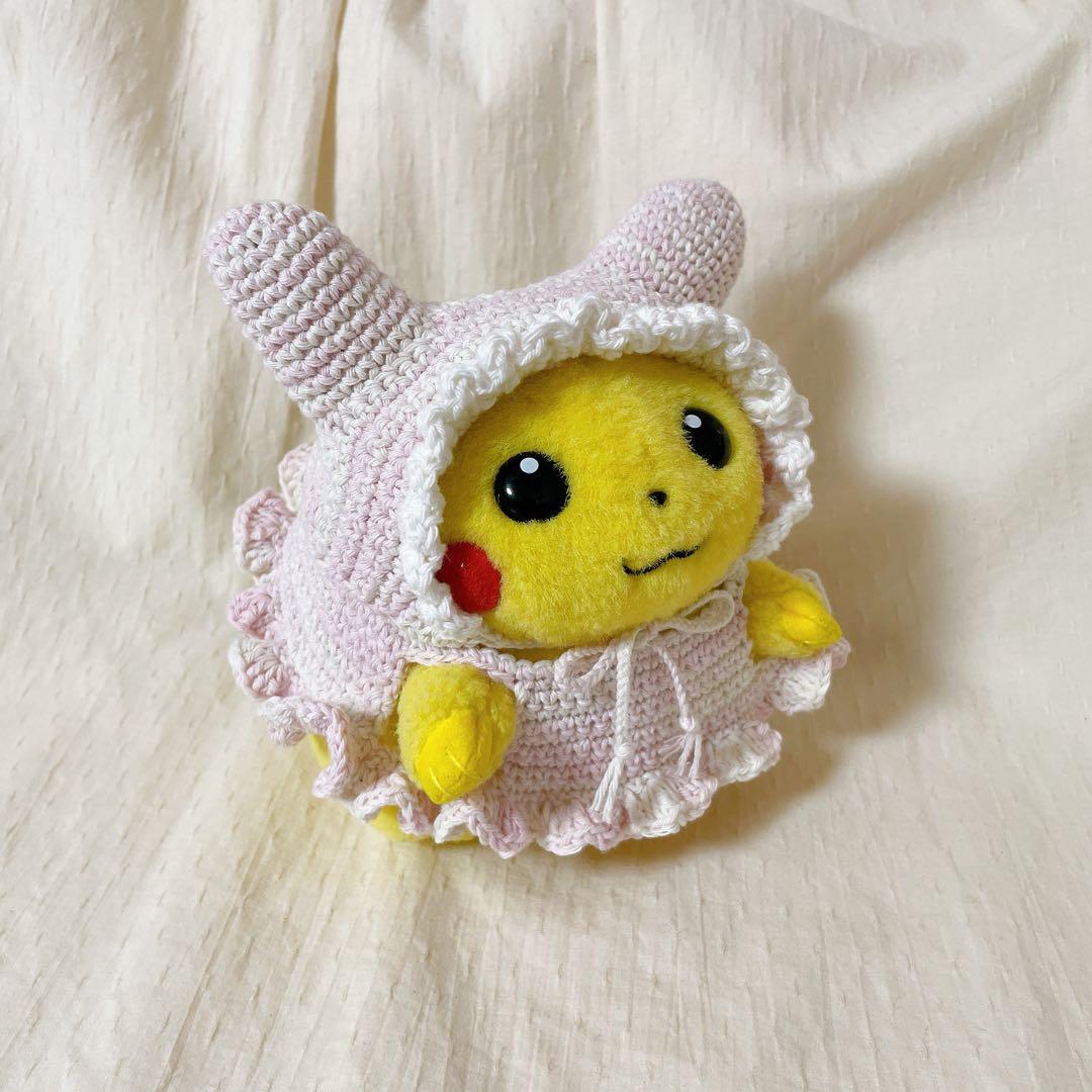3点セット いちごミルクシリーズ ハンドメイド 初期ピカチュウ