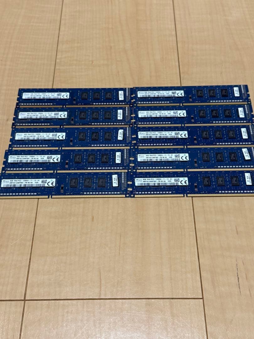 SK hynix 4GB PC3-12800U11-13-A1 10枚セット
