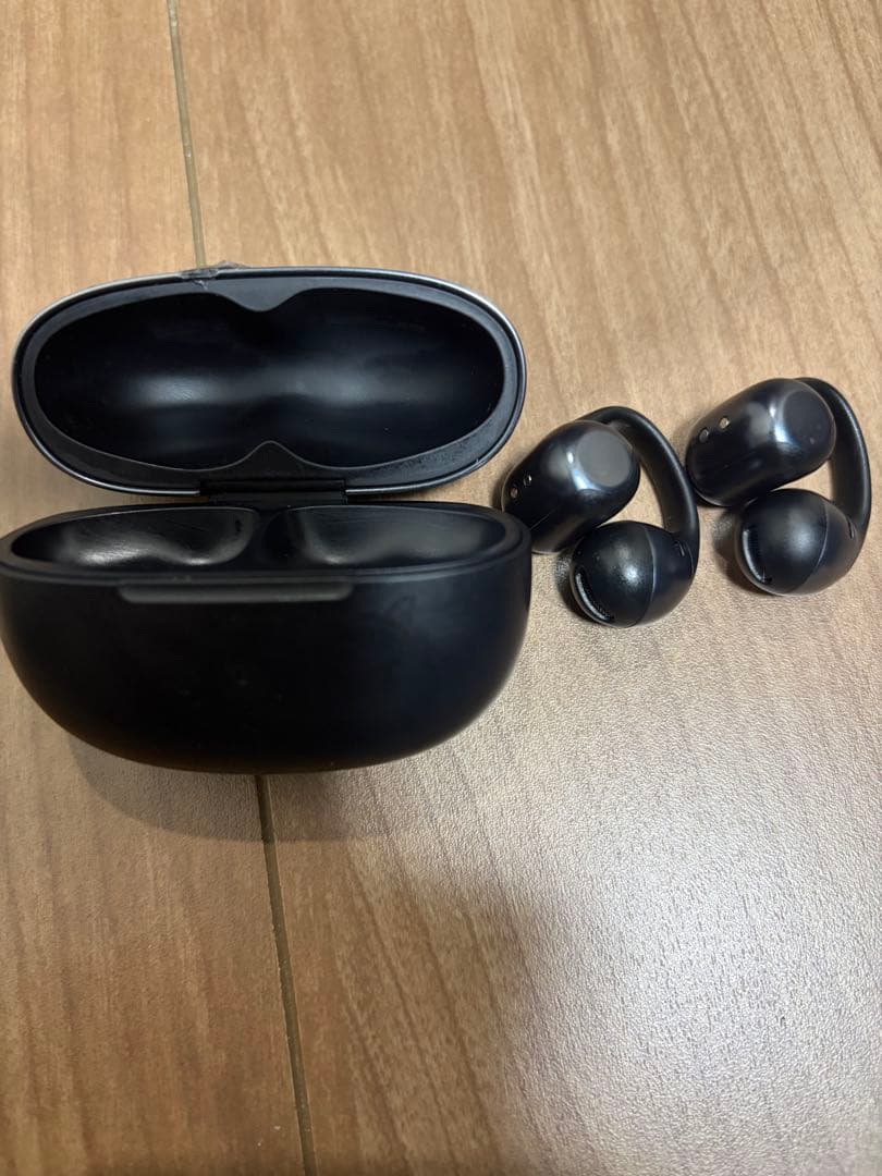 美品Shokz イヤーカフ型イヤホン OpenDots ONE ブラック