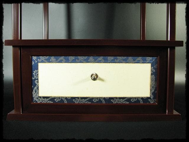 袋棚 南坊棚 茶道南坊流 明鏡庵 家元 中野 宗寿 茶道具 棚物 12 g20