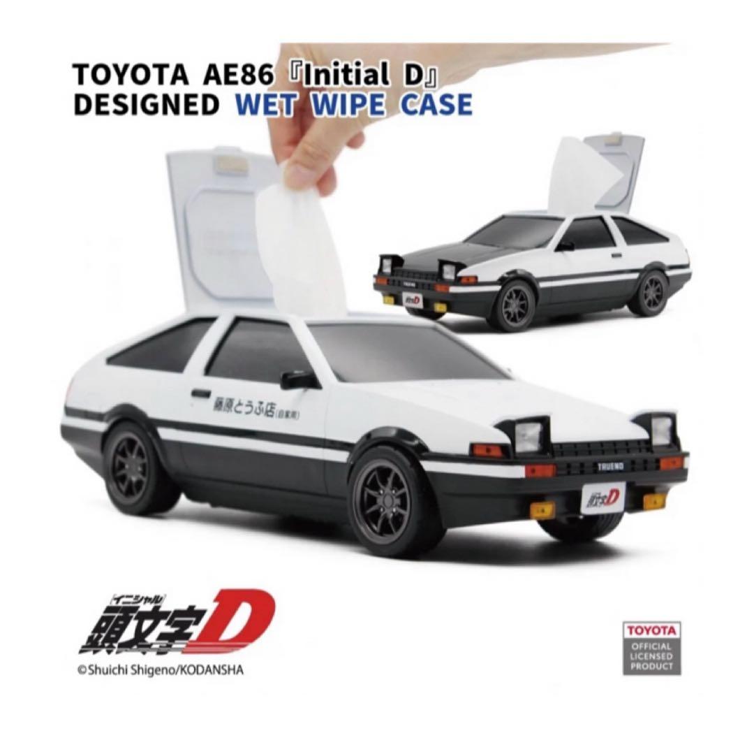 TOYOTA AE86 Initial D ウェットティッシュケース　後期版