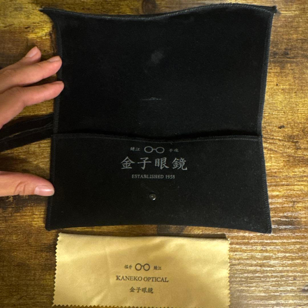 【美品】金子眼鏡 KV-78L ATG 純チタン 日本製 47□22-142