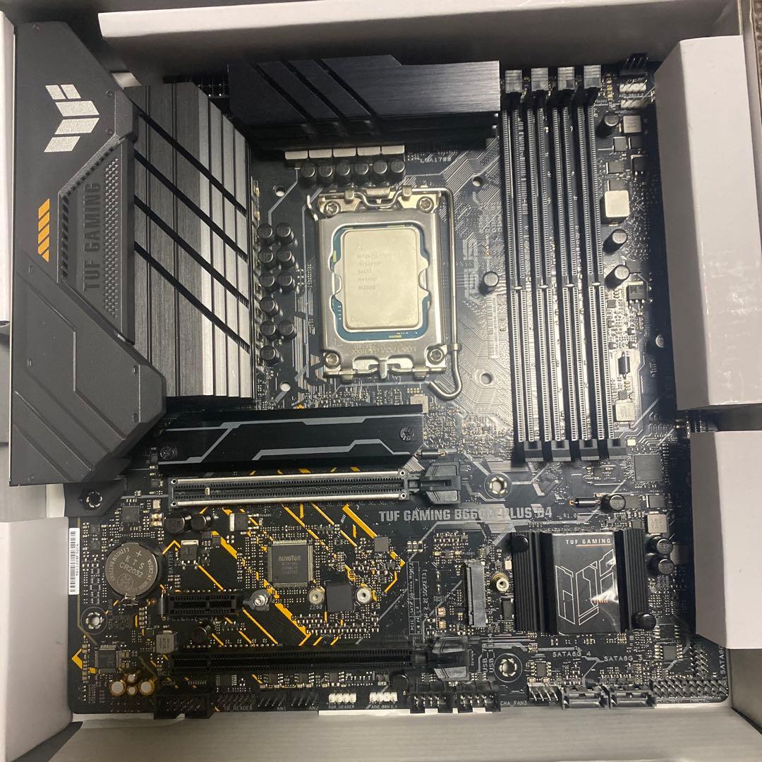 ASUS TUF B660M DDR4 + i5 12400F 2点セット