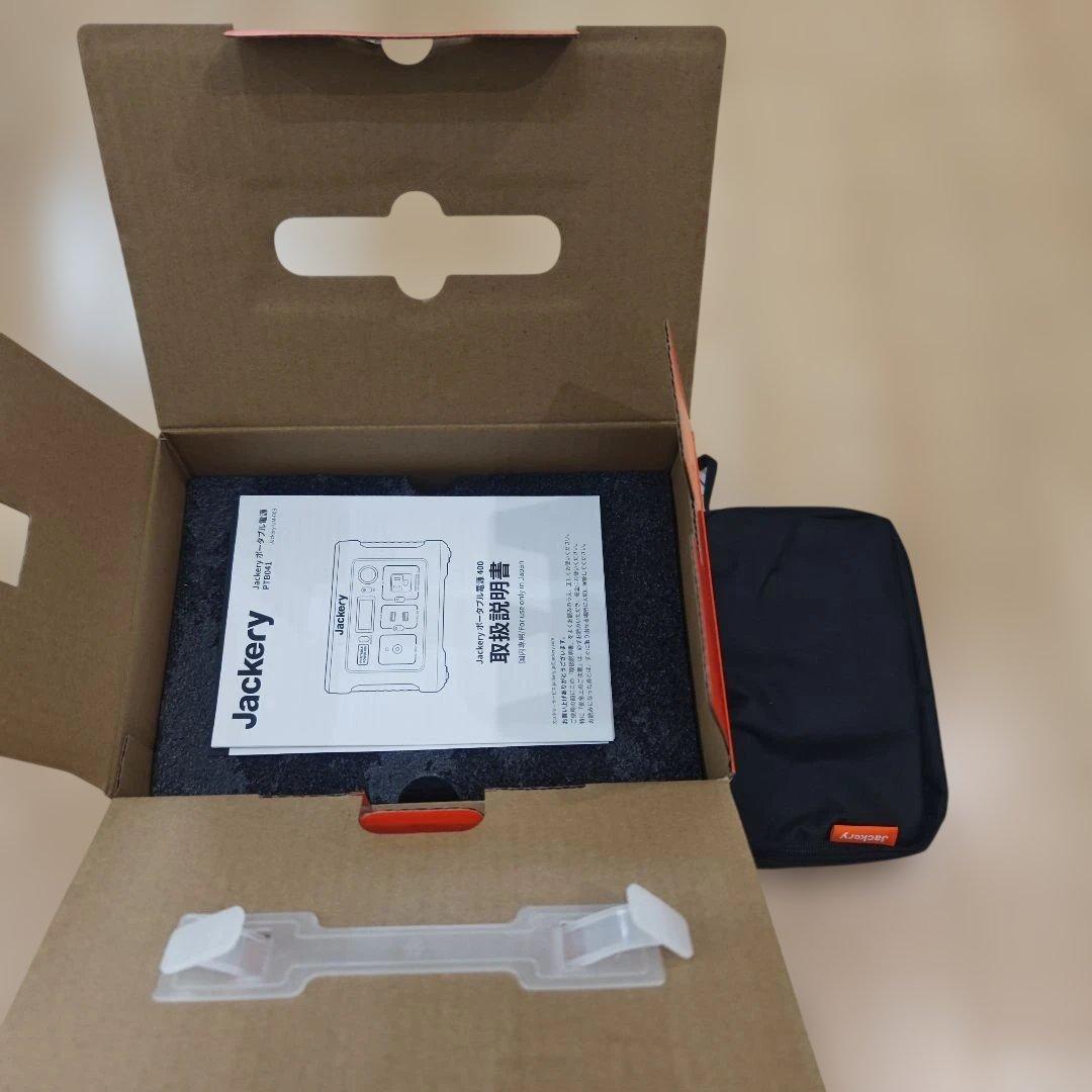 新品Jackery ポータブル電源400 　PTB041
