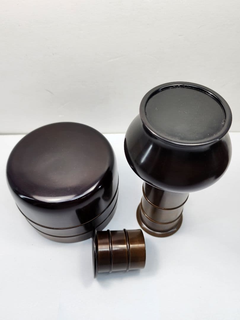 茶道具 唐銅皆具 乾山 造 茶器 水指 / 建水 / 杓立 / 蓋置 古美術品