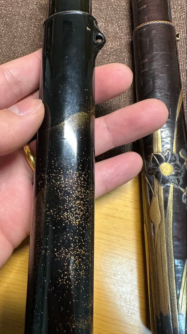 キセル入れ　煙管入れ　4点 江戸から大正　古美術　骨董