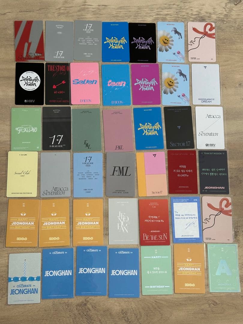 Seventeen セブチ ジョンハン トレカ グッズ セット まとめ売り