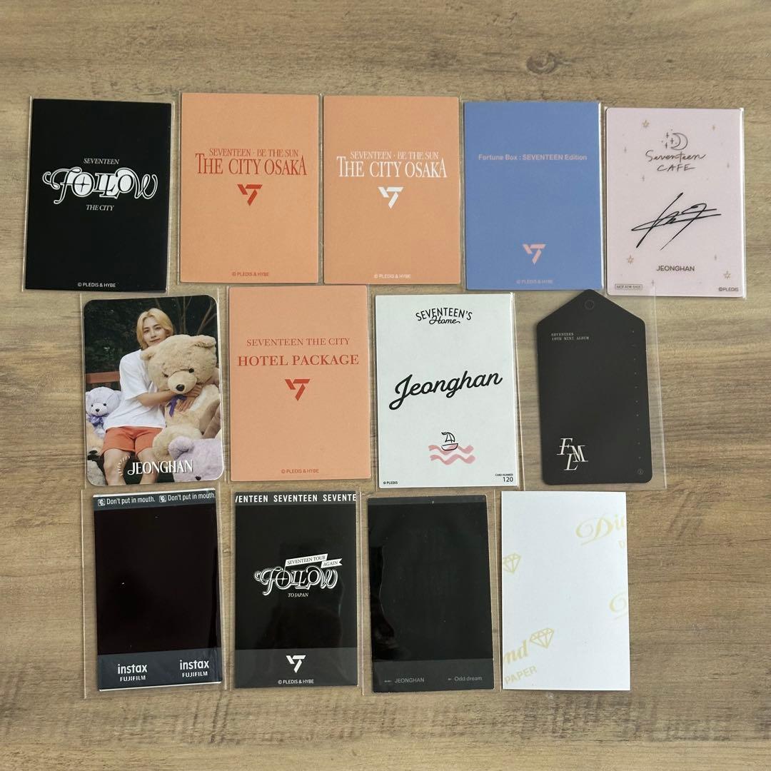 Seventeen セブチ ジョンハン トレカ グッズ セット まとめ売り