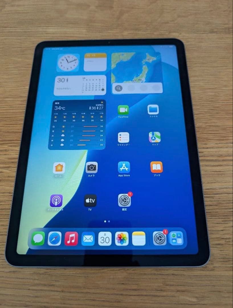 美品　iPad Air (第4世代) スペースグレー 64GB 本体