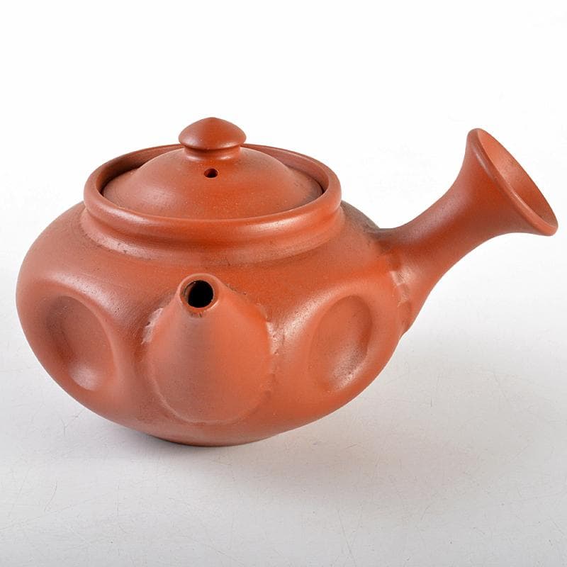 中国　紫砂　朱泥　急須　茶壷　在銘　C　R5801