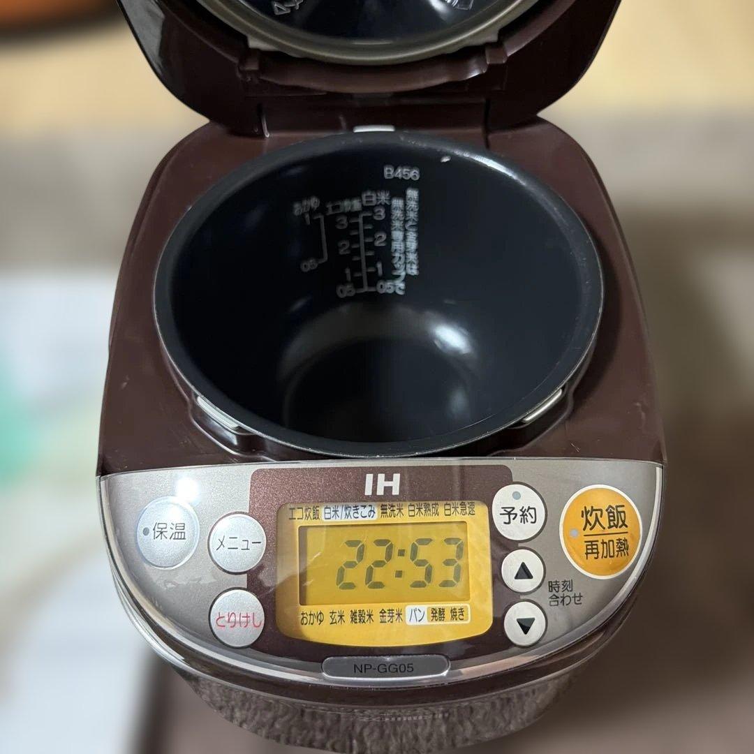 象印 NP-GG05 炊飯器 3合 IH炊飯ジャー ZOJIRUSHI