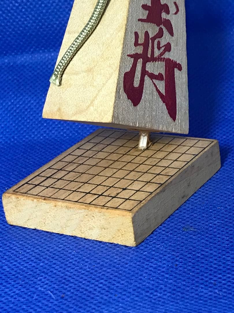 【昭和レトロ】1960年代　民芸品　将棋駒モチーフこけし　2体セット　木製