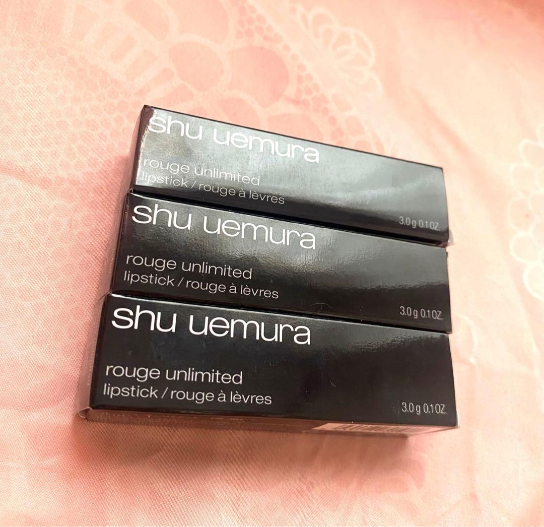 3本セット+ビューラー付  shu uemura ルージュアンリミテッド