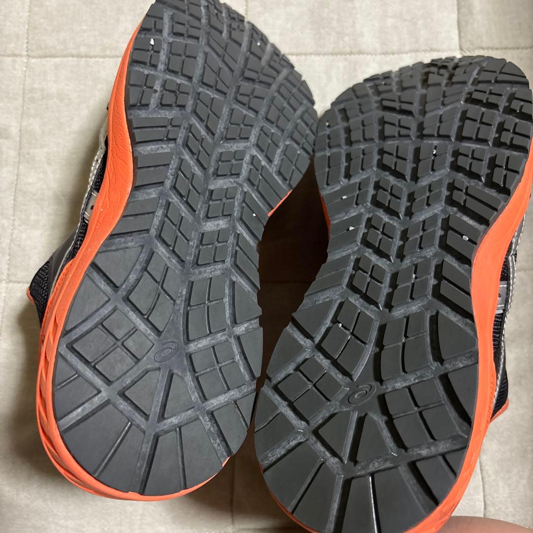 asics BOAシステム 安全靴 黒/オレンジ24.5センチ　中古