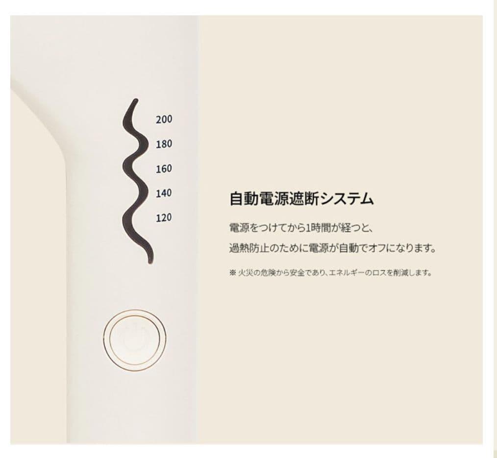 VODANA ボダナ ウェーブヘアアイロン 32ミリ バイオレット