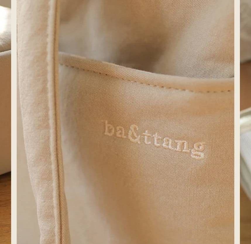 ba&ttang キャリーバッグ ベージュ