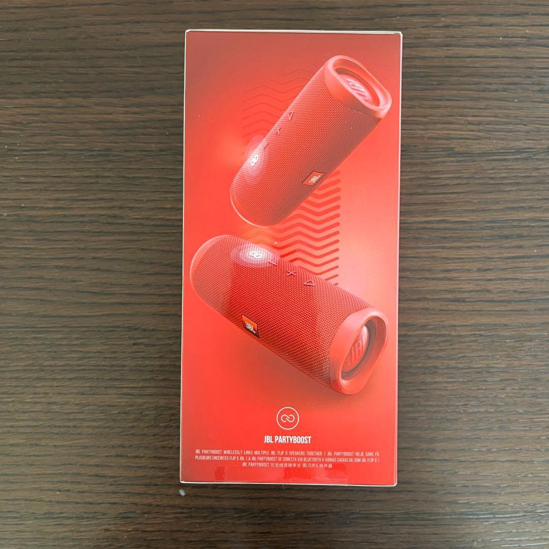 【新品・未開封】JBL FLIP5 スピーカー(カラー：レッド)