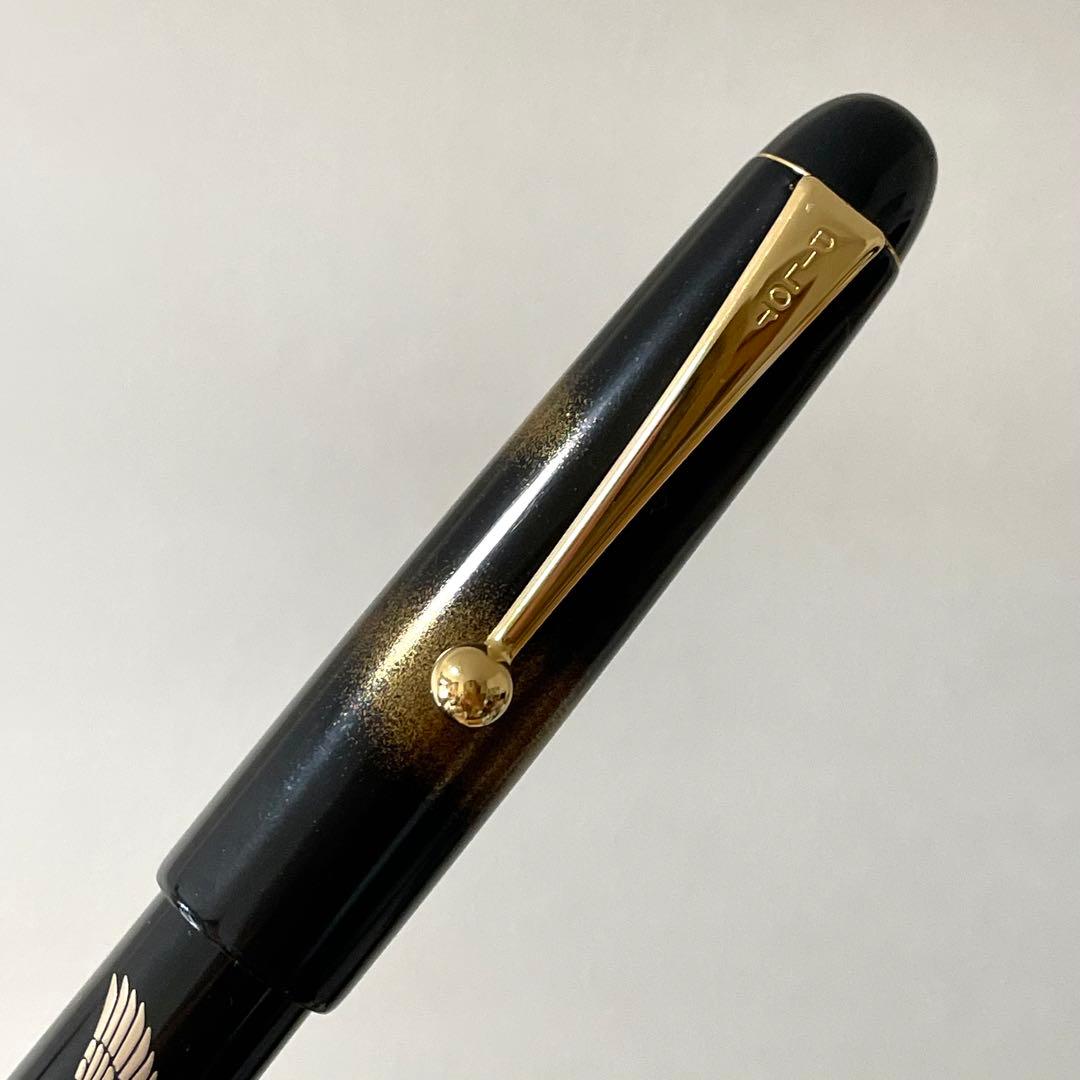 パイロット 平蒔絵 万年筆 双鶴 國光會/国光会 ペン先 14K M（中字）