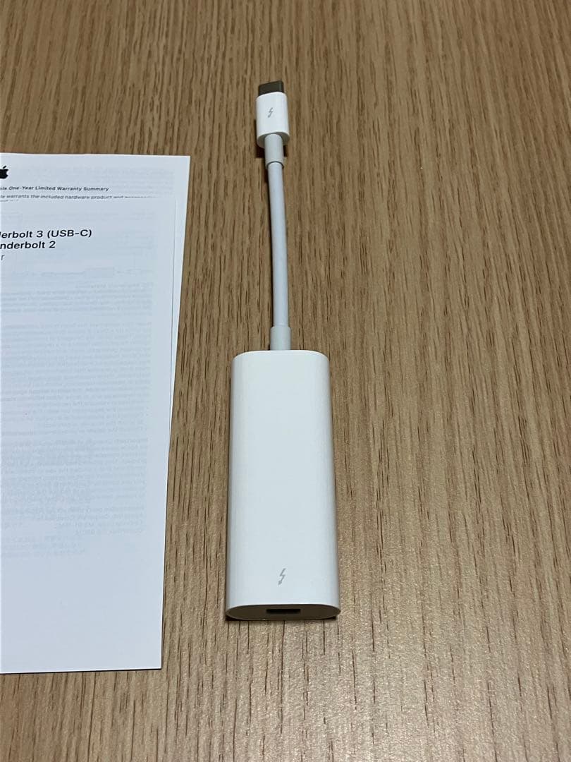 Apple純正 Thunderbolt 3 Thunderbolt 2 アダプタ