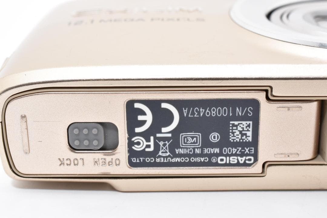 カシオ　CASIO EXILIM EX-Z400 ゴールド ＃A468